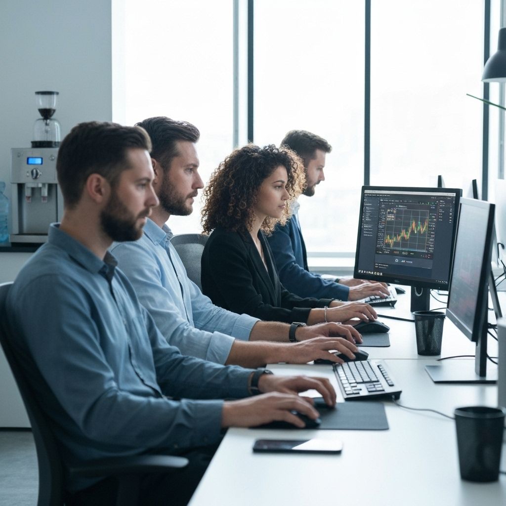 Our team at work